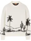 Alanui Sweaters In 310 White/black