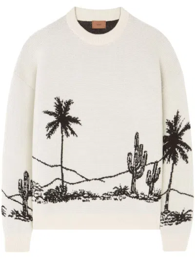 ALANUI DESERT PRINT-KNITTED JUMPER