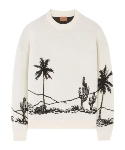 ALANUI DESERT PRINT-KNITTED JUMPER