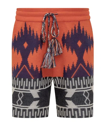ALANUI ALANUI ICON JACQUARD BERMUDA SHORTS