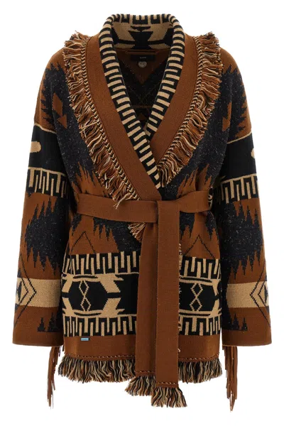 Alanui 'dreamscape' Cardigan In Brown
