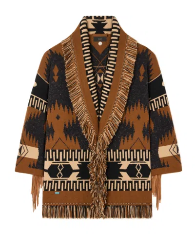 ALANUI ALANUI DREAMSCAPE FRINGED KNIT CARDIGAN
