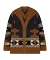 Alanui Dreamscape Icon Geometric-pattern Cardigan In Multi