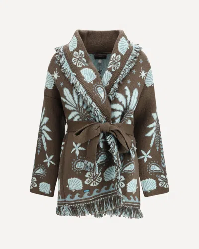 Alanui Echoes Of The Island Cardigan In Multi