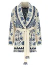Alanui Echoes Of The Island Wool And Cotton Cardigan In Multi