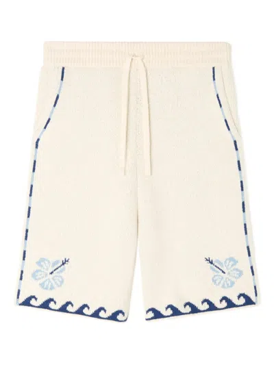 Alanui Echoes Of The Island Shorts In Neutral