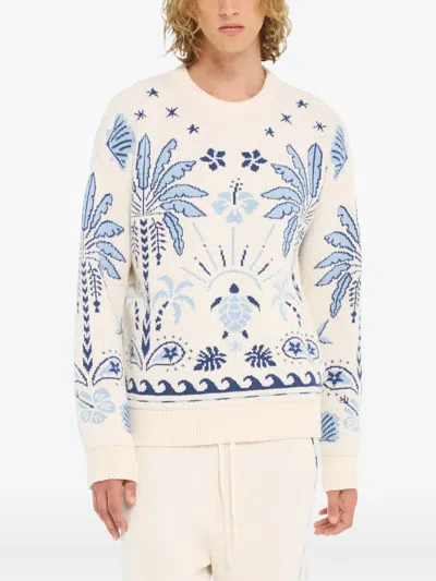 Alanui Echoes Of The Island Sweater In Neutral