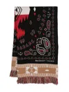 Alanui Embroidered Cashmere Blend Bandana Blanket