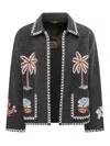 Alanui Embroidered Knit Jacket In Multi