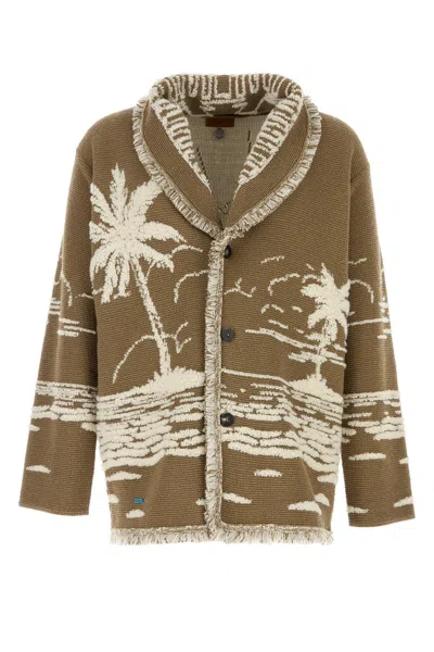 ALANUI EMBROIDERED SILK BLEND CARDIGAN