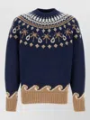 Alanui Embroidered Virgin Wool Sweater In Multi