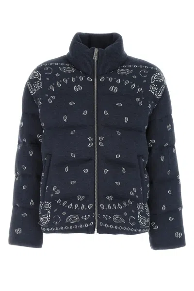 ALANUI EMBROIDERED WOOL BANDANA DOWN JACKET