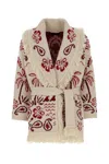 Alanui Embroidered Wool Blend Glimpse Of Eden Cardigan In Multi