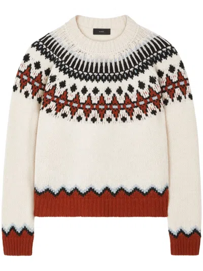 ALANUI FAIR ISLE PATTERN VIRGIN WOOL SWEATER