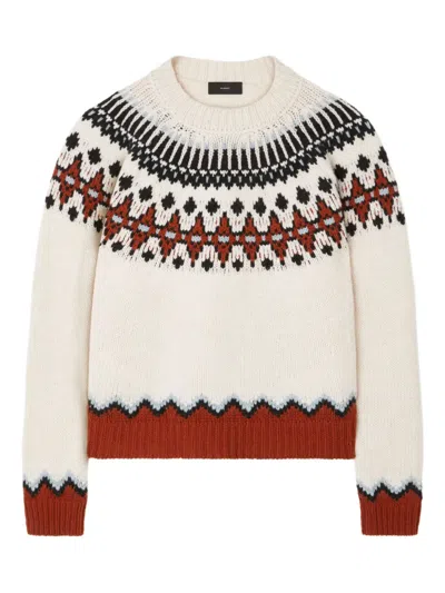 ALANUI FAIR ISLE PATTERNED WOOL SWEATER