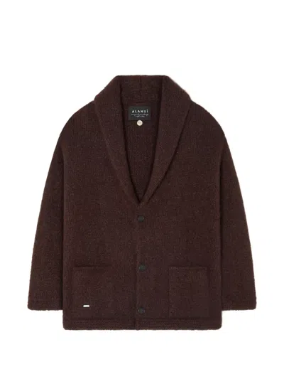Alanui Finest Cardigan In Brown