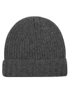 Alanui Finest Cashmere And Silk Blend Beanie In Grey