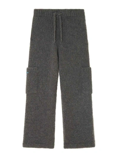 Alanui Finest Cashmere Trousers In Grey