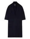 Alanui Logo-plaque Cashmere-silk Blend Cardigan In Blue