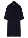 Alanui Logo-plaque Cashmere-silk Blend Cardigan In Blue
