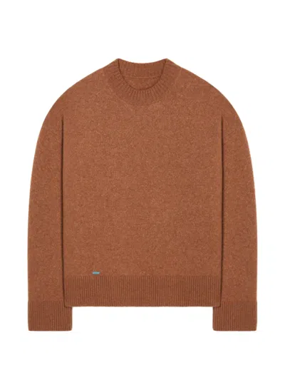 Alanui Finest Crew-neck Sweater In Brown
