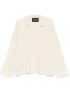 Alanui Finest Polo Pullover In Nude