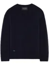 Alanui Finest Ribbed Sweater In Blue