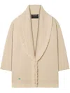 Alanui Finest Single-breasted Coat In Nude