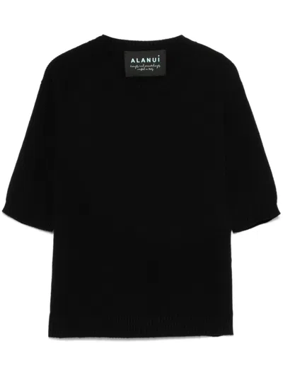 Alanui Finest T-shirt In Schwarz