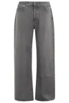 Alanui Free Horizons Relaxed D Pants In Gray