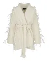 Alanui Fringe And Feather Cardigan
