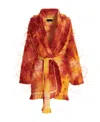 Alanui Fringe-detail Wool Blazer In Red