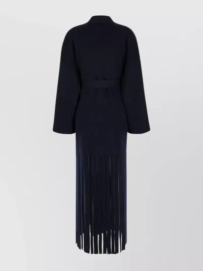 ALANUI FRINGE DETAILED WOOL BLEND COAT