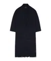 Alanui Logo-plaque Cashmere-silk Blend Cardigan In Black