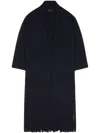 Alanui Logo-plaque Cashmere-silk Blend Cardigan In Blue