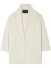 Alanui Fringed-edge Cashmere-blend Cardigan In White