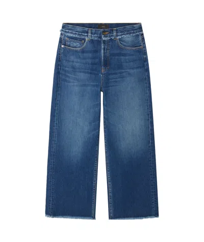 ALANUI ALANUI FRINGED RELAXED DENIM PANTS