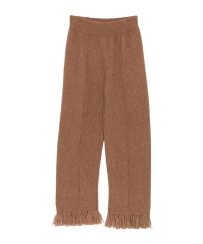 ALANUI FRINGED KNITTED TROUSERS