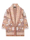 Alanui Fringed Patterned Cardigan