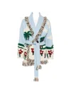 Alanui Intarsia Wool-blend Cardigan In Multi
