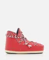Alanui X Moon Boot Bandana-print Snow Boots In Red