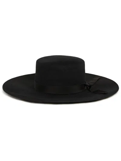 Alanui Gaucho Wool Hat In Black