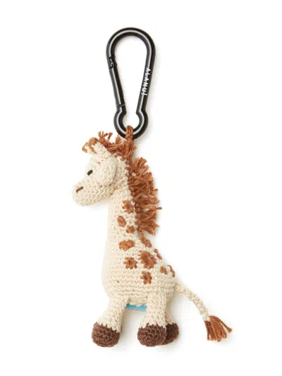 Alanui Girafee Key Ring In Nude