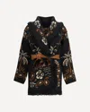 Alanui Glimpse Of Eden Cardigan In Black