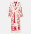 Alanui Glimpse Of Eden Coat In Multi