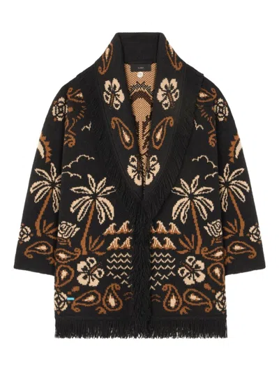ALANUI ALANUI GLIMPSE OF EDEN WOOL AND CASHMERE CARDIGAN