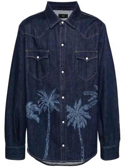 ALANUI GRAPHIC-PRINT COTTON SHIRT