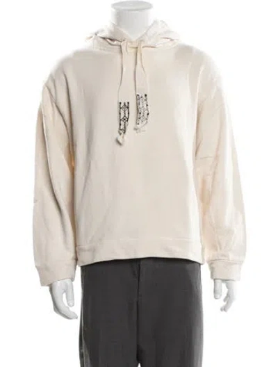 Pre-owned Alanui Graphic Print Crew Neck Hoodie In Neutral