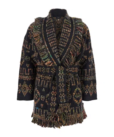 Alanui Long Sleeve Cardigan In Multi