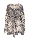 Alanui Grunge Beat Knitwear Blue In Neutral